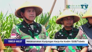 VIDEO : Pangdam XVI/Pattimura Sambangi Kodim 1508/Tobelo, Ini Rangkaian Kegiatannya