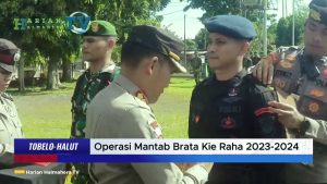 VIDEO : FULL!!! Apel Gelar Pasukan Operasi Mantab Brata Kie Raha 2023-2024 Polres Halmahera Utara