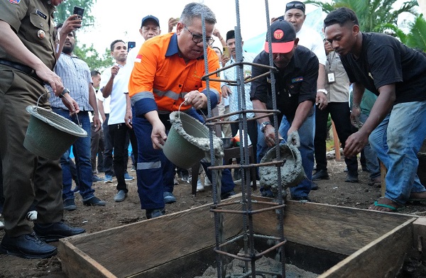Air Bersih Dari WBN Untuk Warga Weda Sekaligus ‘Kado’ HUT Kabupaten Halteng