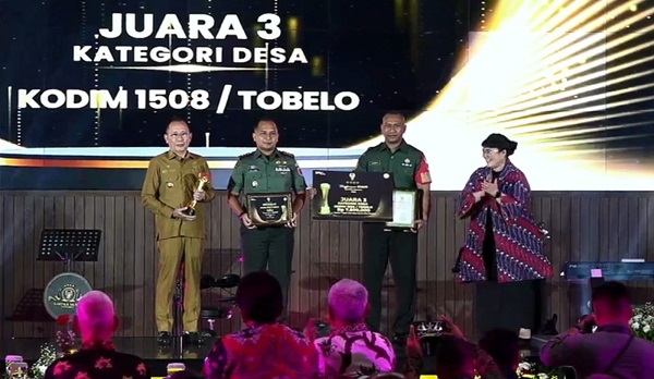 Lomba Kampung Pancasila Kategori Desa, Kodim 1508/Tobelo Raih Juara 3