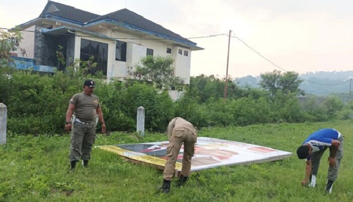 APK Masih Terpasang di Luar Zona, Panwalu Weda Waring Parpol