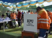 Karyawan Tambang Emas Gosowong Antusias Salurkan Hak Pilihnya Melalui TPS Loksus NHM