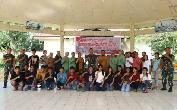 Semarak Hut Kodam Xv Pattimura Kodim 1508 Tobelo Berbagi Berkah