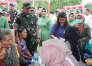 Penutupan TMMD ke-120 Kodim 1508/Tobelo Diwarnai Pengobatan Massal