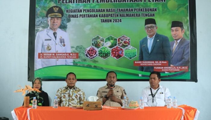 Kolaborasi Distan Halteng-Pemprov Malut Demonstrasi Buah Pala Jadi Aneka Produk