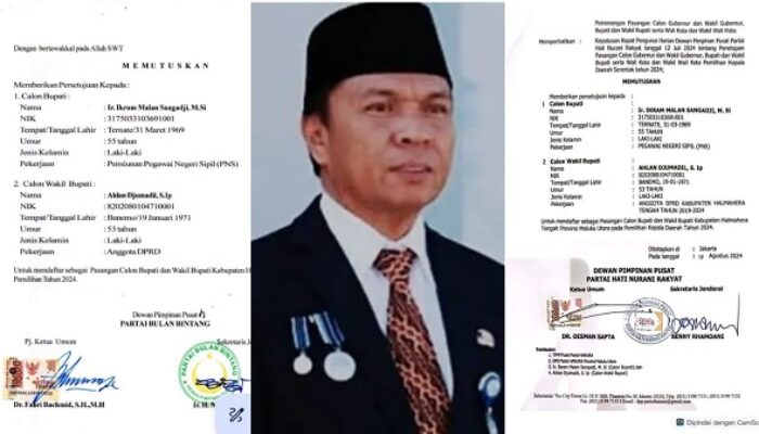 Status Pekerjaan Ikram Sangadji di Rekomendasi PBB-Hanura Disoroti