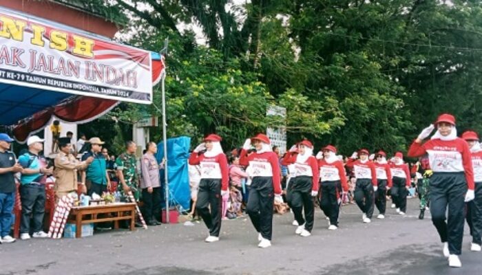 Peringati HUT RI ke-79, Pemda Halut Gelar Lomba Gerak Jalan Indah