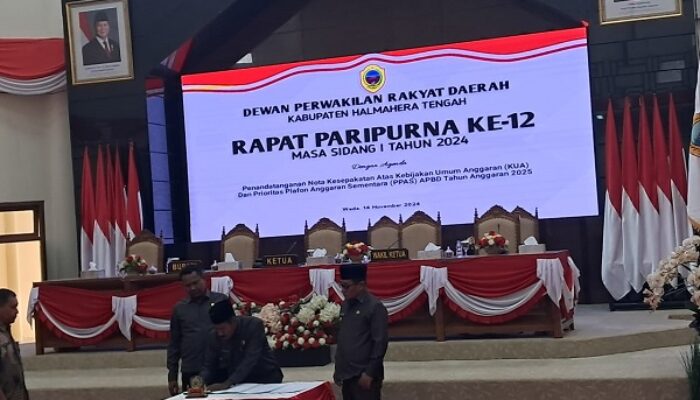 APBD Halteng 2025 Dirancang Rp 2,3 Triliun