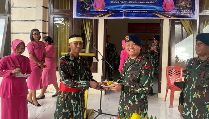 Sambut HUT Korps Brimob ke-79, Kompi 1 Batalyon A Pelopor Kupa-Kupa Gelar Syukuran