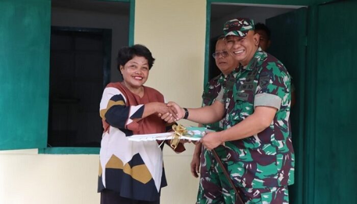 Program ‘Bedah Rumah’ dari Kodim 1508/Tobelo Resmi Dihuni Penerima