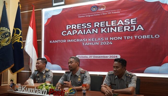 Masuk 2025, Ini Capaian Kinerja Kantor Imigrasi Kelas II Non TPI Tobelo di Tahun 2024