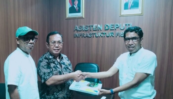 Bakor DOB Patani-Gebe Kepulauan Serahkan Dokumen ke Deputi Pengelolaan Perbatasan RI