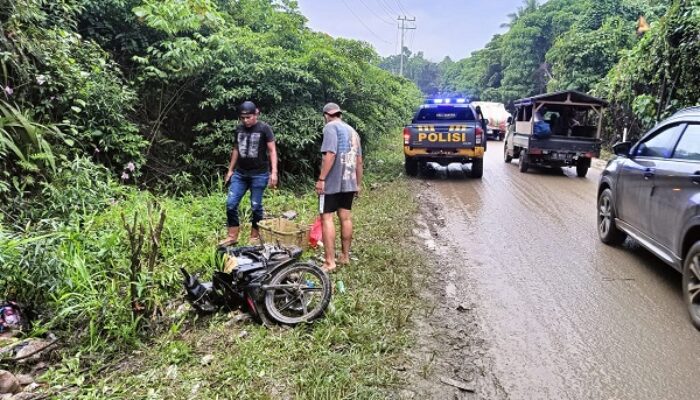 Jalan Berlubang di Weda Tengah Renggut Nyawa Pedagang Asal Jatim
