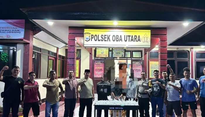 Polsek Oba Utara Kembali Ringkus Pelaku Bisnis Miras Cap Tikus
