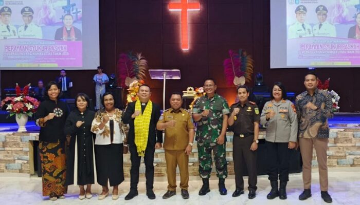 NHM Hadiri Perayaan Syukuran Paskah Kristus Oikumene 2025 yang Digelar Pemda Halut