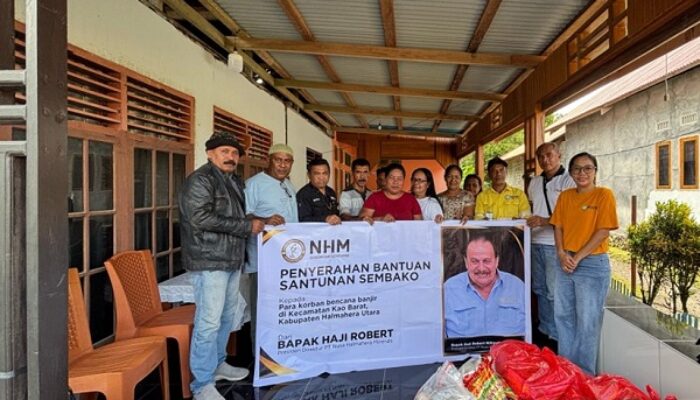 Peduli Korban Banjir, NHM Salurkan Bantuan untuk Warga Terdampak di Kao Barat