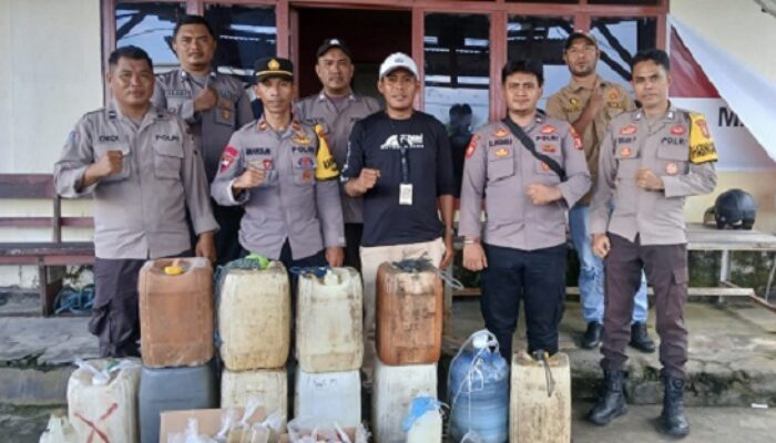 Razia Miras di Galbar, Polsek Galela Berhasil Amankan 300 Liter Cap Tikus