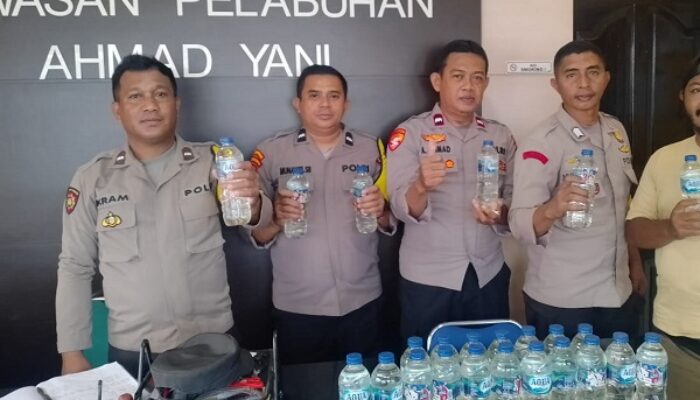 Polsek KP3 Ternate Kembali Amankan Miras dari Manado