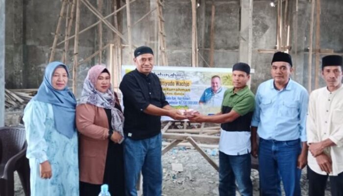 NHM Peduli Ikut Bantu Pembangunan Masjid Baiturrahman Desa Mamuya