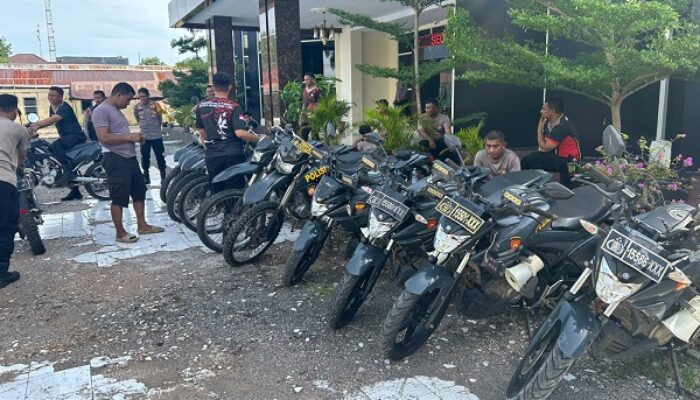 Dukung Operasional Samapta Polres Ternate, Polda Malut Beri Bantuan Matlog  