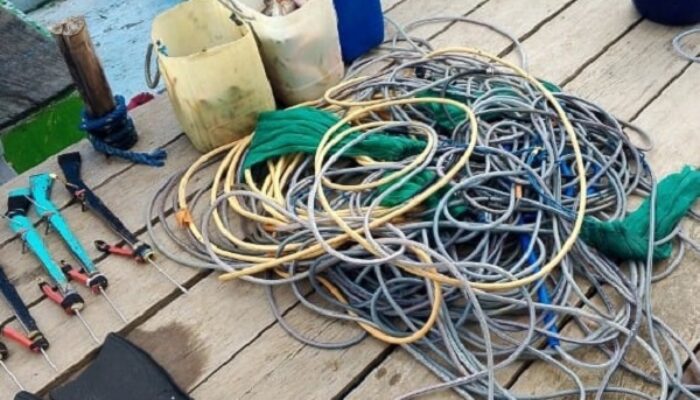 Nelayan Asal Jawa Diamankan Polairud Polda Malut Gegara Tangkap Ikan Pake Alat Ini