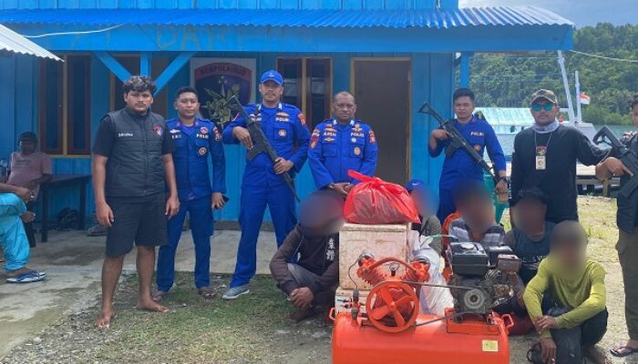 Polairud Polda Malut Tangkap Lagi Nelayan Bom Ikan