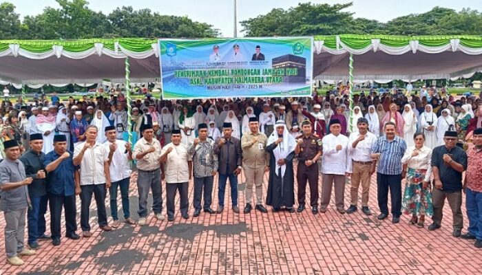 Pemda Halut Sambut Kepulangan 97 Jama’ah Haji Penuh Haru
