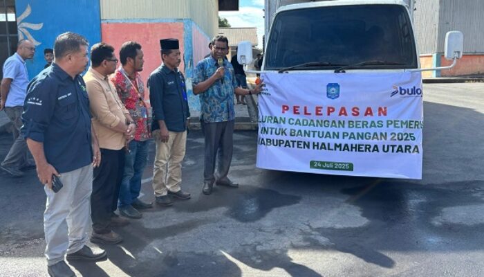 Wabup Halut Lepas Penyaluran Bantuan Pangan 2025