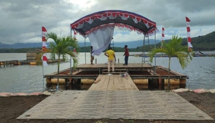 Upacara HUT RI ke-80 di Galela Selatan, Konsepnya Perpaduan Nasionalisme-Pesona Wisata Danau