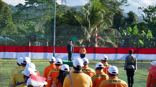 PT NHM ikut gelar upacara HUT RI ke-80