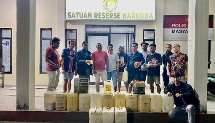 Satresnarkoba Polres Halut Ungkap Produksi Miras Oplosan di Tobteng