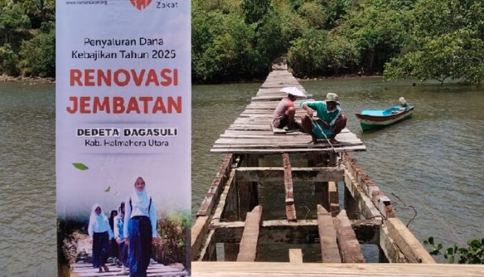 Rumah Zakat Rehab Jembatan Penghubung Dedeta-Dagasuli