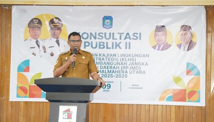 Buka Giat Konsultasi Publik II KLHS-RPJMD Halut 2025–2029, Wabup Tekankan Pembangunan Berbasis Lingkungan