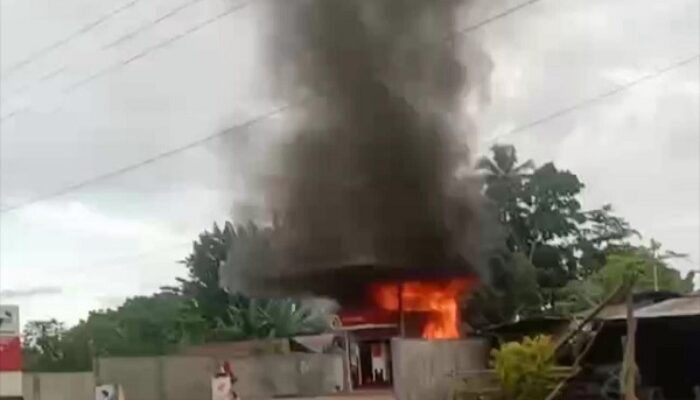 Pertashop di Kao Utara Dilalap si Jago Merah, Satu Operator Nyaris Terbakar