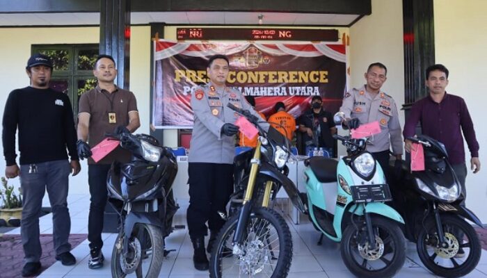 Polres Halut Tangkap Lagi Dua Bandit Curanmor, Satunya Residivisi