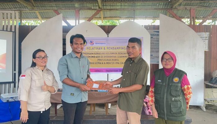 Tim PKM Unhena Gelar Pelatihan Bimkos Bagi Mentor Hingga Remaja di PPA Galed Tobelo Selatan