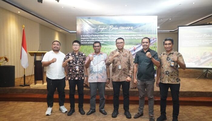 Buka Sosialiasi ToT TPM, Wabup Halut: Pentingnya Sinergitas Pempus-Pemda Dorong Irigasi Desa