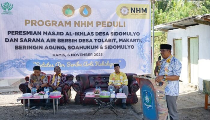 NHM Tegaskan Komitmen Sosial Lewat Peresmian Masjid dan Proyek Air Bersih di 5 Desa Halmahera Utara