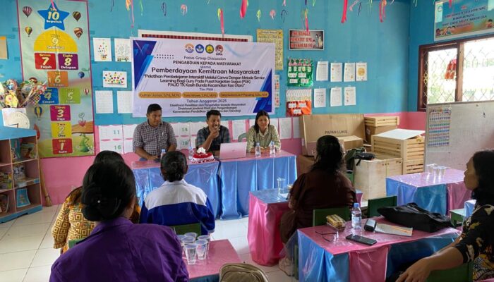 Unhena Latih Guru PAUD TK PKG Kasih Bunda Kao Utara Lebih Kreatif Mengajar di Era Digital