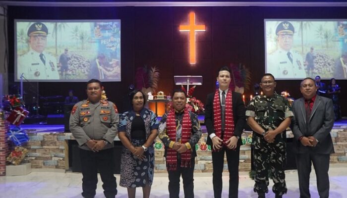 Penuh Sukacita!!! Pemda Halut Ikut Rayakan Natal Oikumene 2025