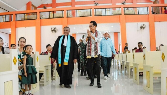 Peresmian Kompleks Gereja GPM Kawasi oleh Wabup Halsel, Perkuat Harmoni Kehidupan Berjemaat