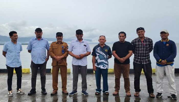 Kapal Sabuk Nusantara Segera Berlabuh, Wabup Halut Tinjau Kesiapan Pelabuhan Galela