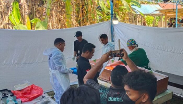 Ungkap Pembunuhan Gadis Asal Tobelo, Polres Halut Datangkan Tim Forensik Mabes Polri Autopsi Jenaza