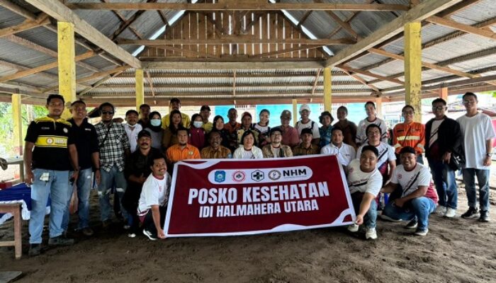 Kolaborasi NHM dan IDI Halut Hadirkan Layanan Kesehatan bagi Warga Terdampak Bencana Kao Barat