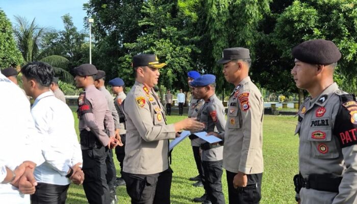 Usai Tuntaskan Misi Kemanusiaan, 27 Anggota Polres Halut Dapat Penghargaan
