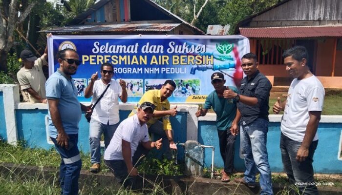 Akses Air Bersih Dipulihkan, NHM Peduli Revitalisasi Sarana Desa Pasir Putih