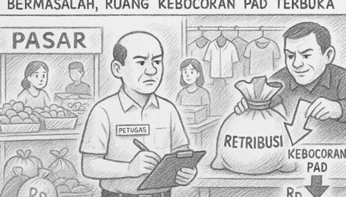 Dua Camat di Halut Diduga ‘Santap’ Anggaran Retribusi Pasar