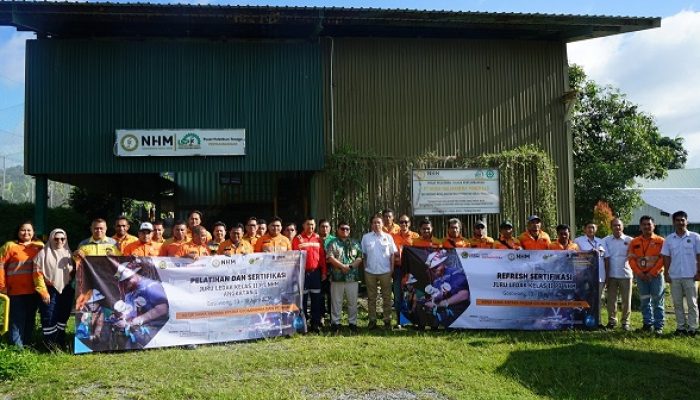 Wujudkan Operasional Aman dan Efektif, NHM Gelar Diklat Juru Ledak II di Site Gosowong