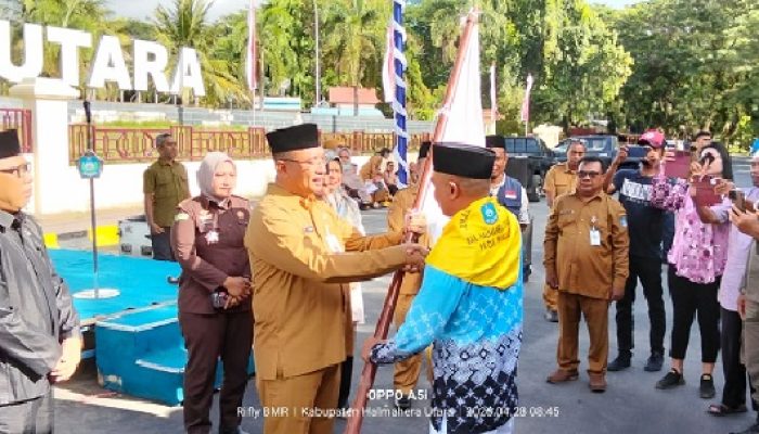 Lepas Rombongan Jamaah Calon Haji 2026, Sekda Halut: Do’akan Kebihinekaan Kita Tetap Terjaga