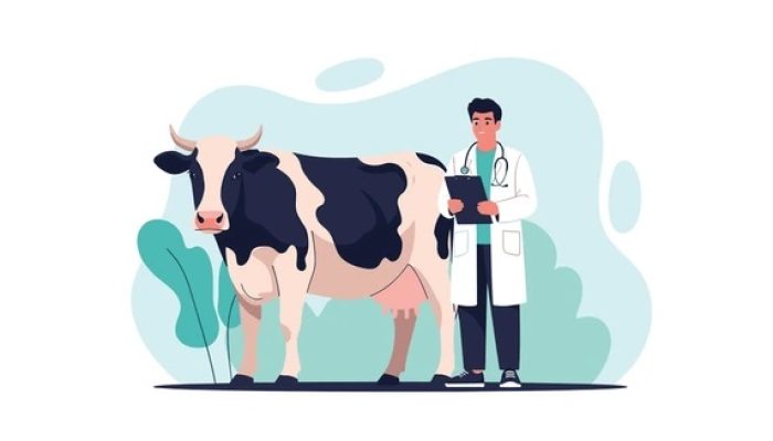 Rawat Kesehatan Hewan, Distapan Halsel Hadirkan Layanan KLIK TERNAK